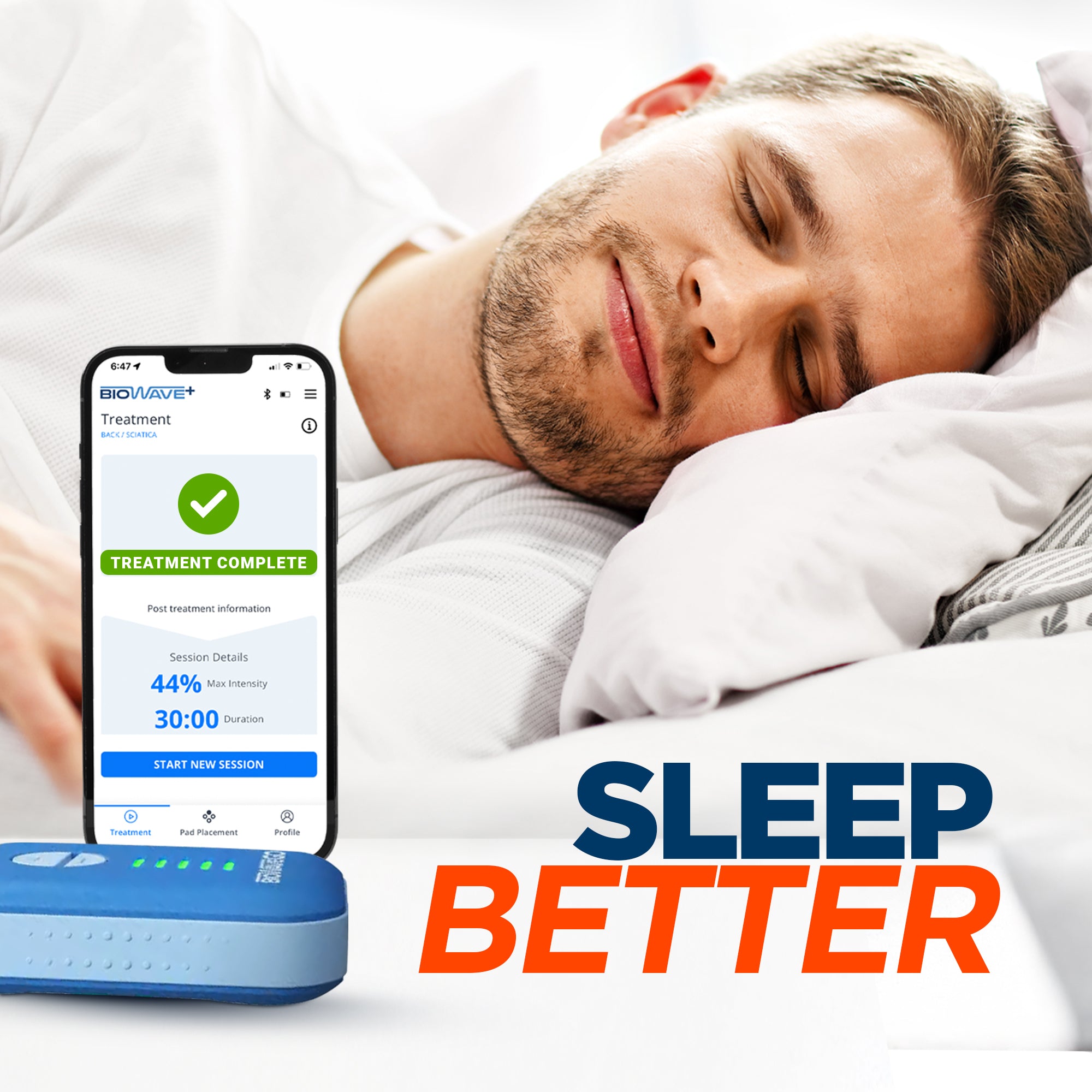 BioWaveGO | Proven Long-Lasting Pain Relief & Recovery | Use at Home or On the Go